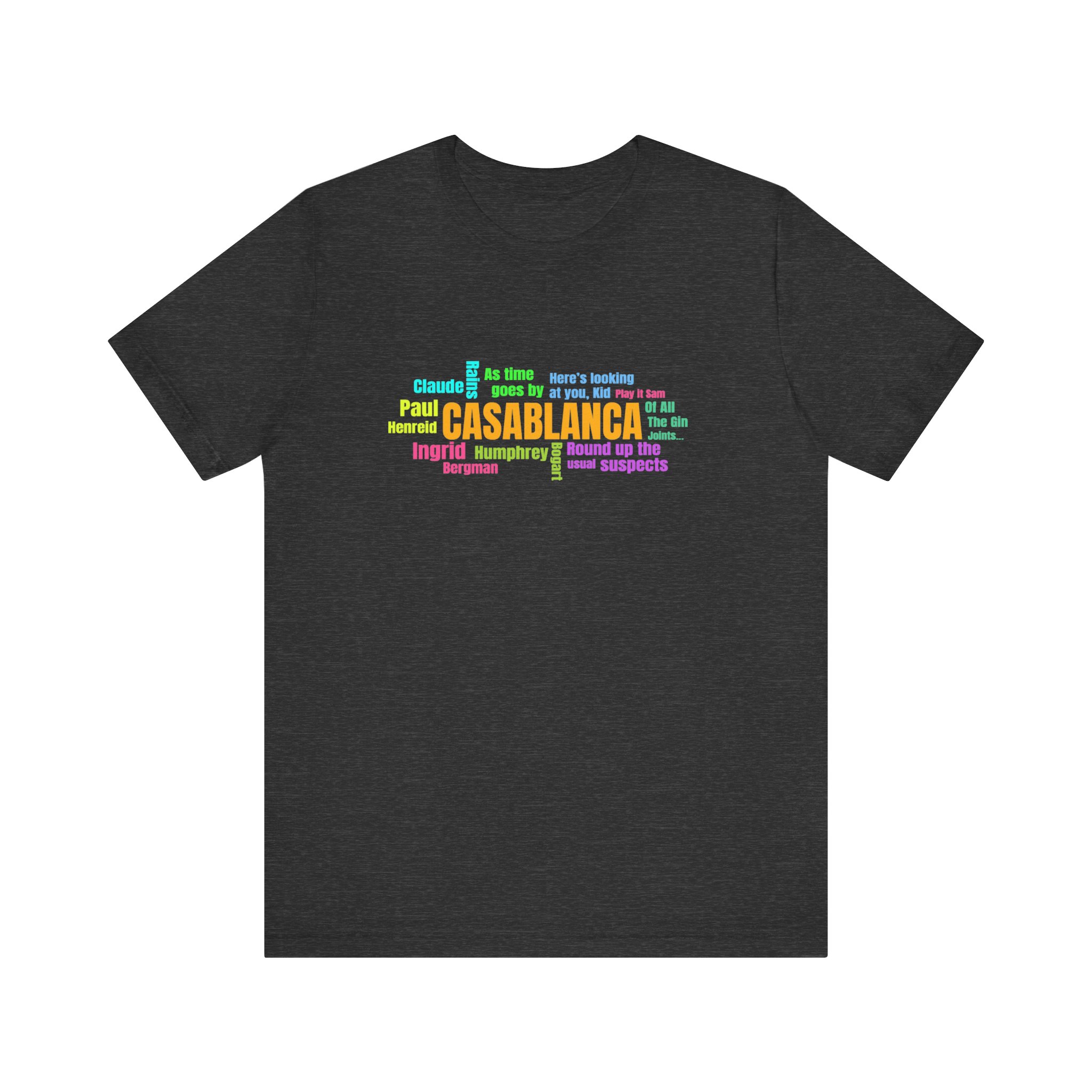 Vintage Movie T-Shirt, Movie Word Cloud T-Shirt - Image 13