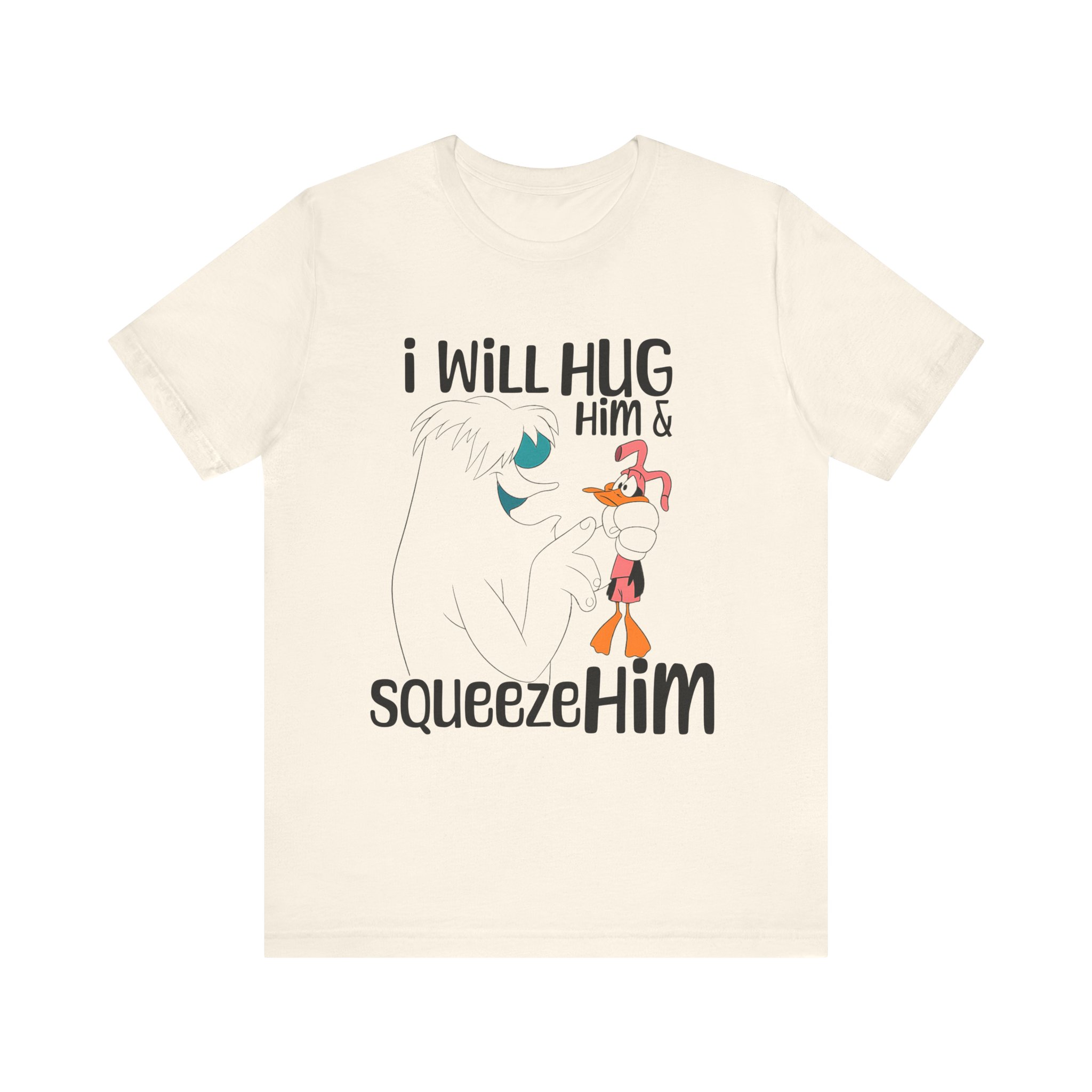 Funny Cartoon Yeti and Duck Tee - Image 5