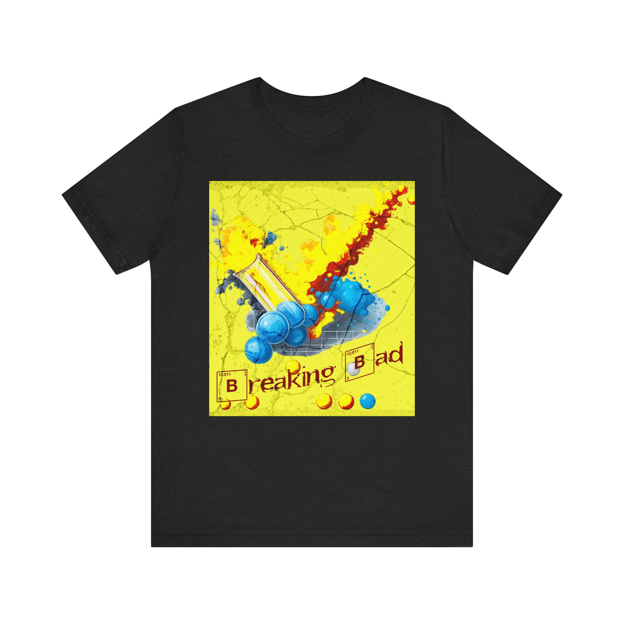 We Fell Into Yellow, Chemistry Art T-Shirt - Image 5