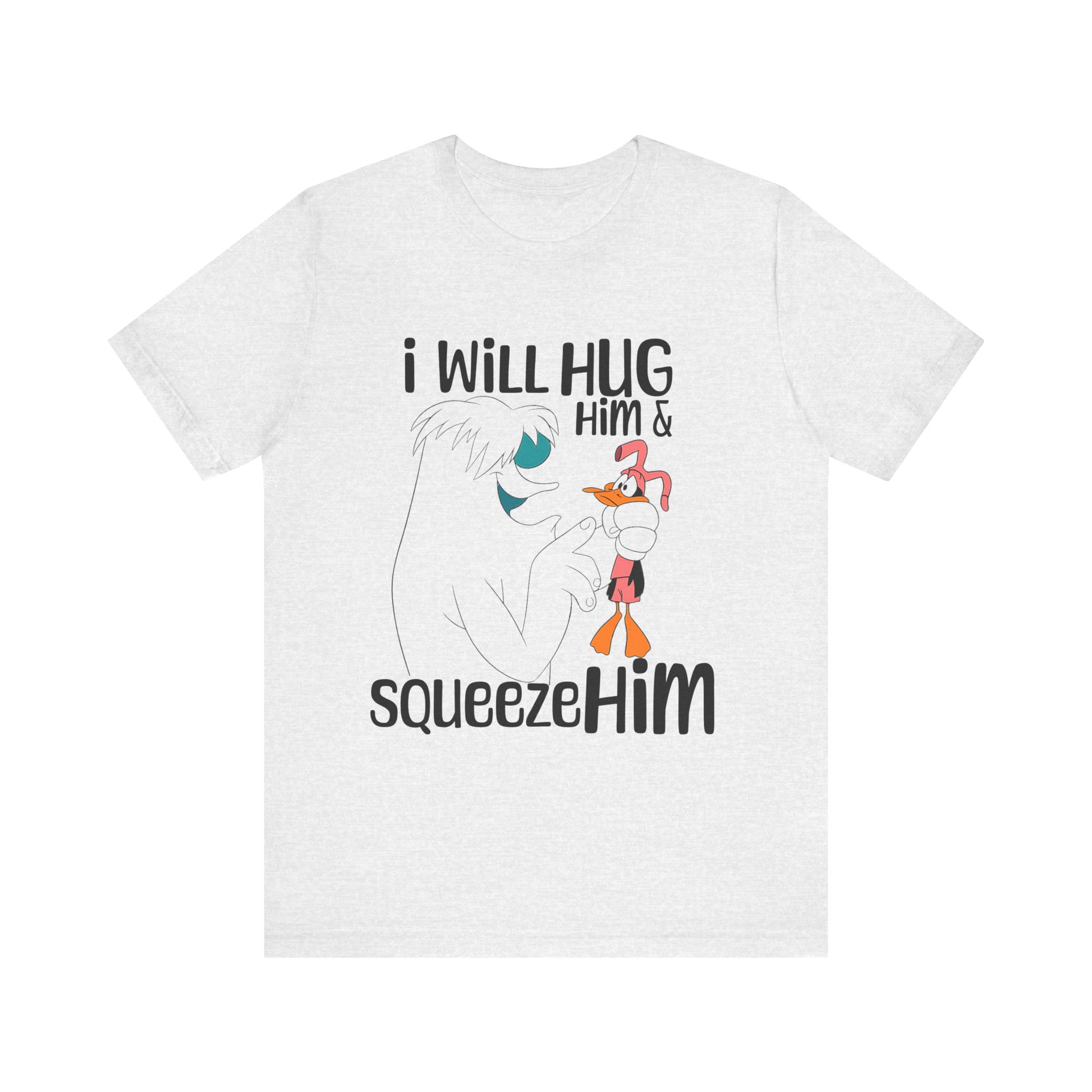 Funny Cartoon Yeti and Duck Tee - Image 3