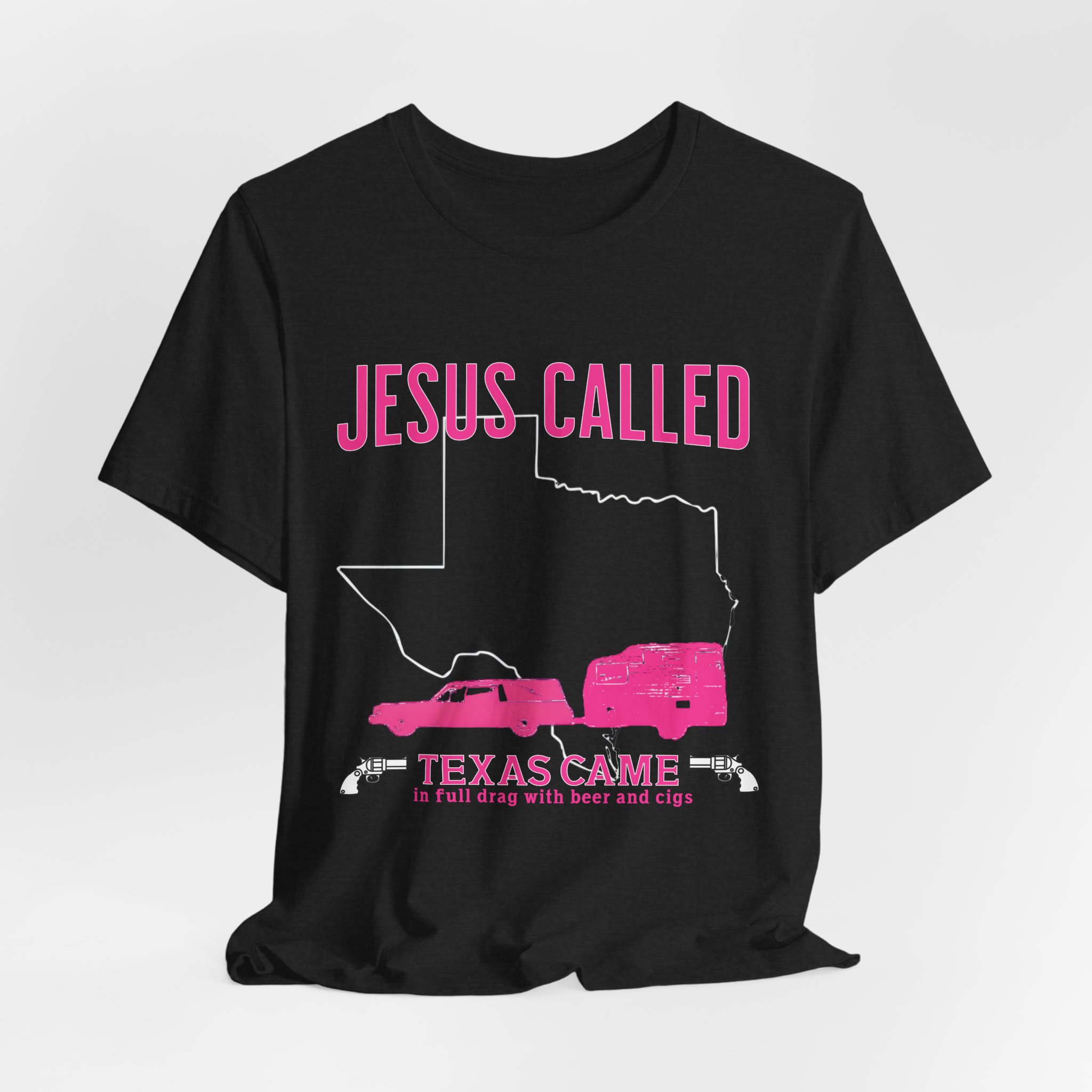 Jesus Called, Quirky Southern Comedy Tee, Cult Classic Fan Gift - Image 3