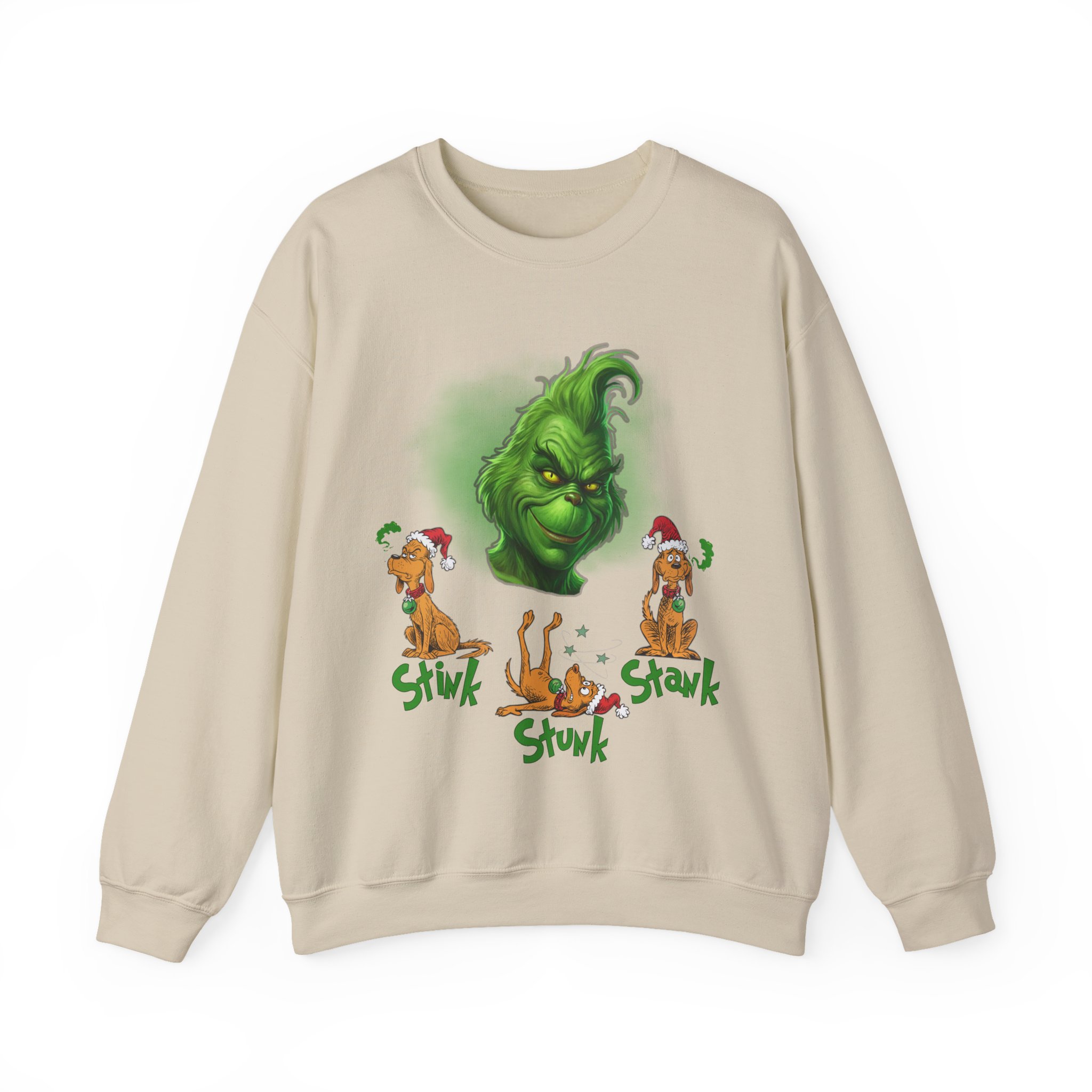 Funny Christmas Stink Stank Stunk Shirt, Holiday Humor Dog Sweatshirt - Image 7