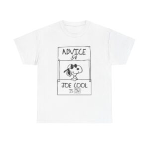 Cool Advice Graphic Tee – Retro Chill Character Inspired Shirt