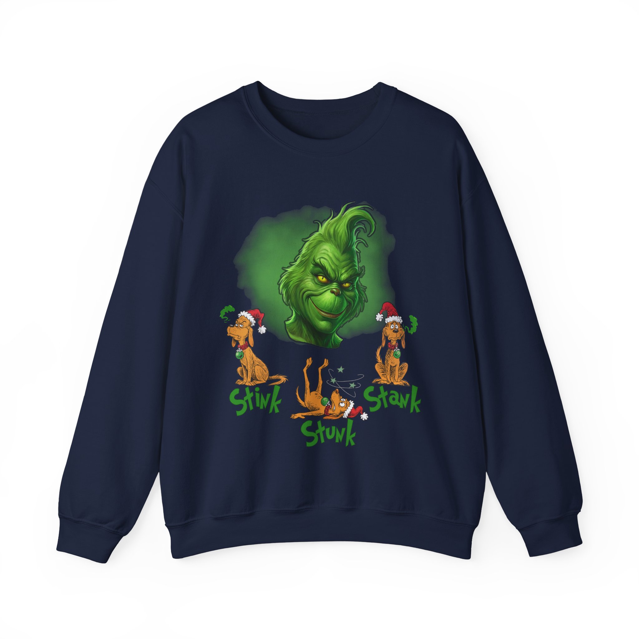 Funny Christmas Stink Stank Stunk Shirt, Holiday Humor Dog Sweatshirt - Image 13